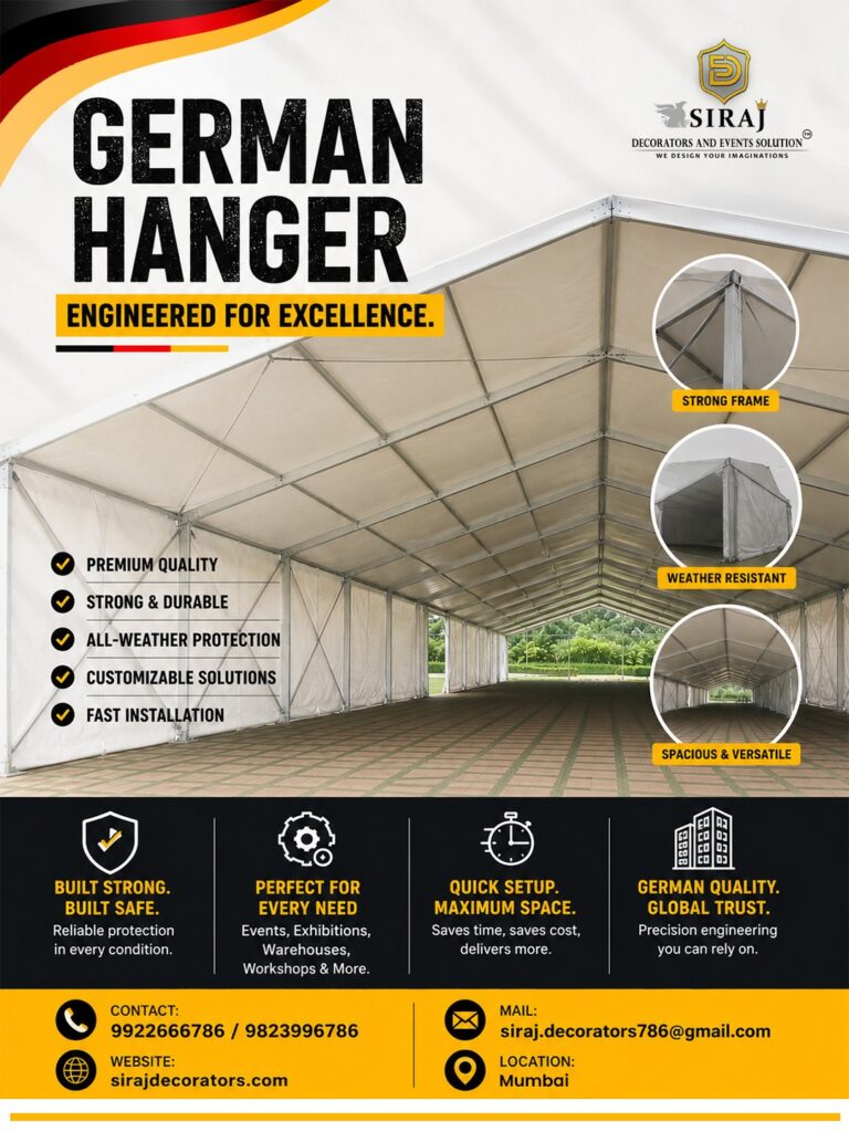 German Hanger, Enemt Infrastructure remtal